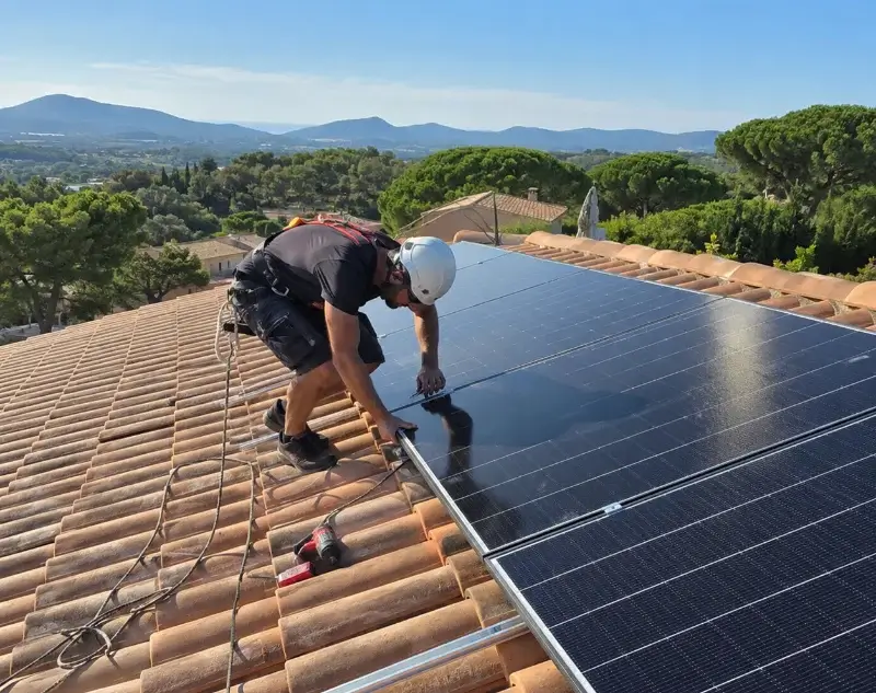 Installateur panneaux solaires Rochegude — pose photovoltaïque sur toiture