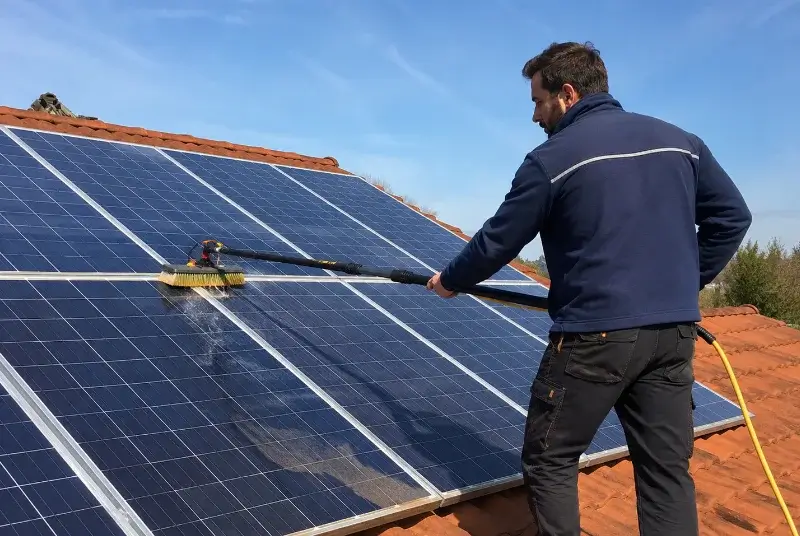 Nettoyage et entretien de panneaux solaires à Rochegude